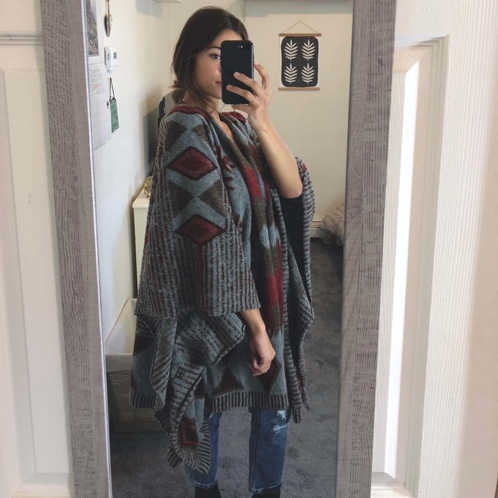 Fall poncho